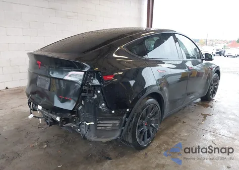 2022 Tesla Model Y Long Range Dual Motor All-Wheel Drive из США, поврежденный, VIN 7SAYGDEE3NF315249